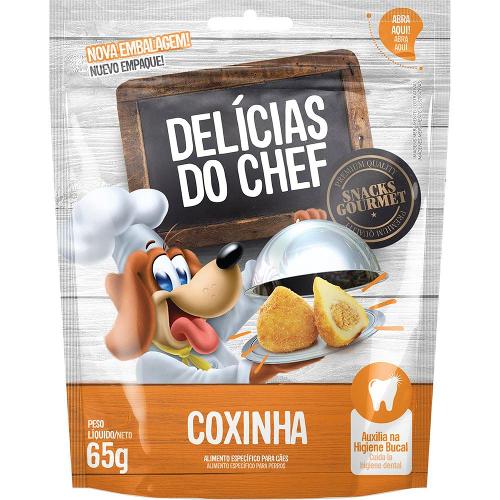 Petisco Petitos para Cães Adultos Sabor Coxinha - 65g