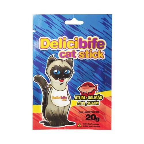Petisco Delicibife Cat Stick Atum e Salmão -  20 g
