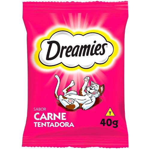 Petisco Dreamies Carne Para Gatos Adultos - 40 g