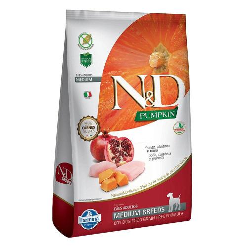 Ração N&D Pumpkin Frango Cães Adultos Raças Médias - 2,5 Kg