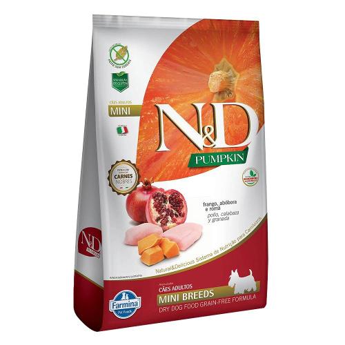 Ração Farmina N&D Pumpkin Carnes Nobres Frango para Cães Adultos de Raças Pequenas - 10,1 Kg