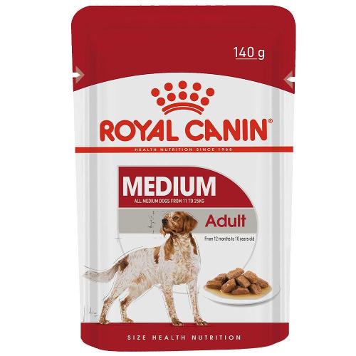 Ração Royal Canin Sachê Size Health Nutrition Wet para Cães Adultos Raças Médias - 140 g