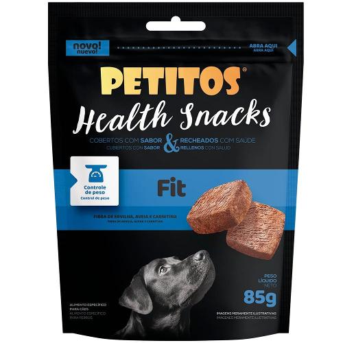 Petisco Petitos para Cães Adultos Sabor Carne Health Fit - 85g