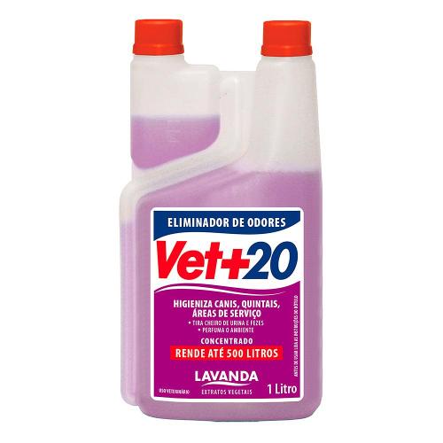 Eliminador de Odor Concentrado Vet + 20 Lavanda - 1 Litro
