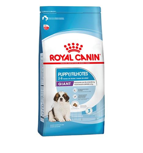 Ração Royal Canin Giant Puppy para Filhotes de Cães Gigantes de 2 a 8 Meses de Idade - 15 Kg