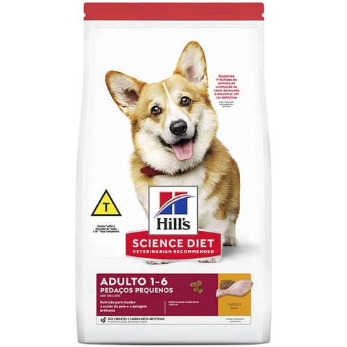 Ração Seca Hill's Science Diet Pedaços Pequenos para Cães Adultos - 2,4 Kg
