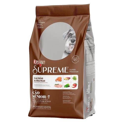 Ração Seca Quatree Supreme Salmão e Frango Cães Sênior +7 Raças Pequenas - 1 Kg