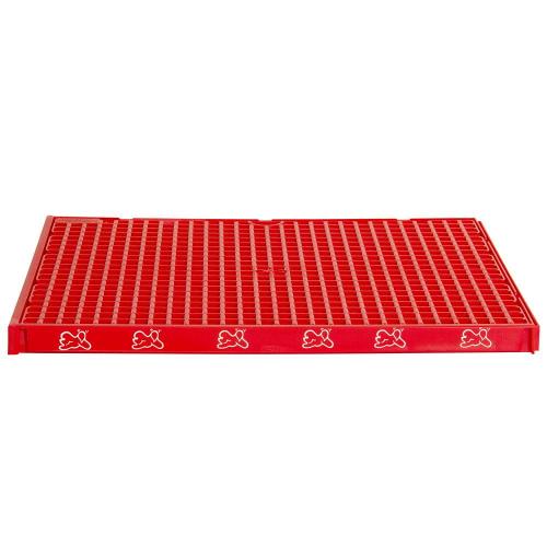 Sanitário Pipdollys Baby Vermelho para Cães Filhotes - Tam. Único