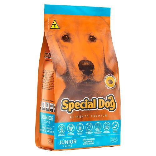 Ração Special Dog Júnior Premium Carne Cães Filhotes - 15 Kg