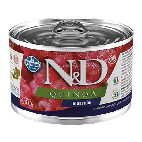 Ração Úmida Lata Farmina N&D Quinoa Digestion para Cães Adultos - 140 g