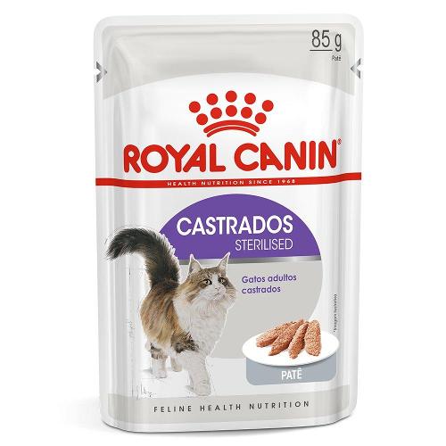 Ração Úmida Royal Canin Sterilised Patê para Gatos Adultos Castrados - 85 g