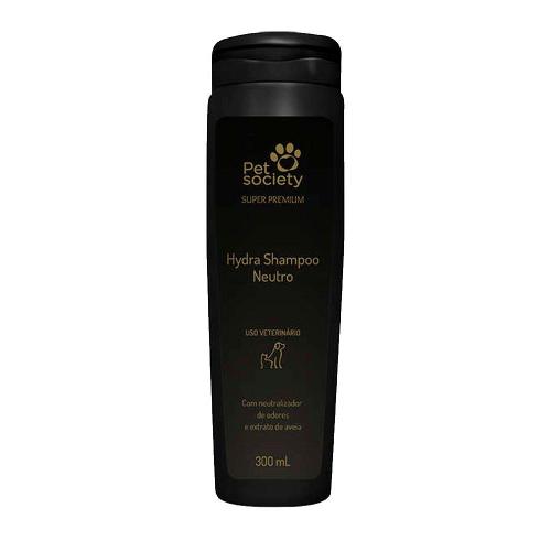 Shampoo Pet Society Hydra Neutro para Cães e Gatos - 300 mL