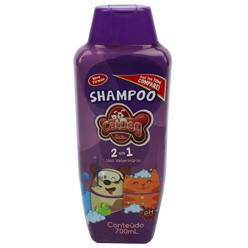Shampoo 2 em 1 CatDog & Cia Linha para Cães e Gatos - 700 mL