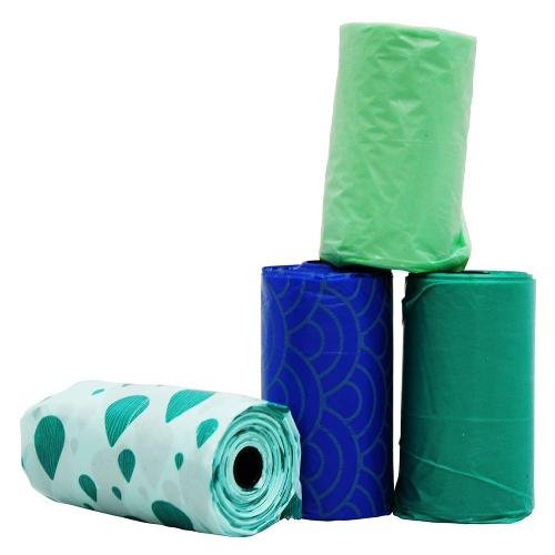 Refil Saquinhos Higienicos Cata-Caca GermanHart Eco Waves - 4 Unidades