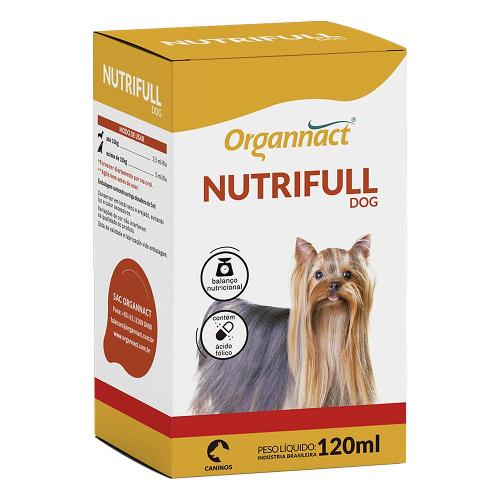 Suplemento Vitamínico Organnact Nutrifull Pet Frasco - 120 mL
