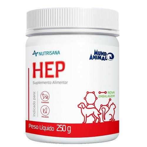 Suplemento Alimentar Hep Mundo Animal Nutrisana para Cães e Gatos - 250 g