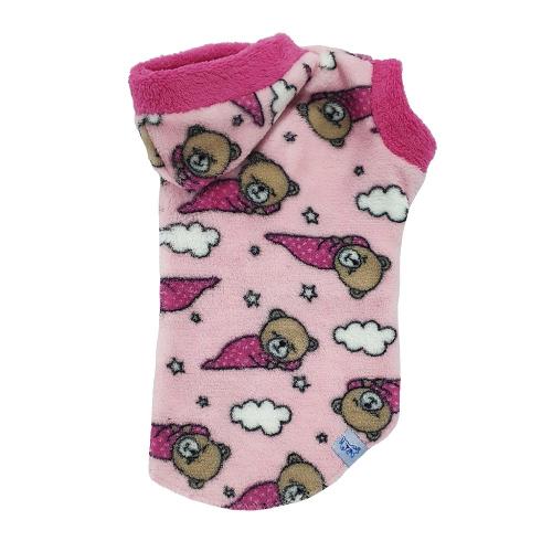 Agasalho Pickorruchos Puppy Rosa Estampas Sortidas - Tam. 01