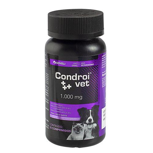 Suplemento Vitamínico Coveli Condroivet para Cães e Gatos - 30 Comprimidos