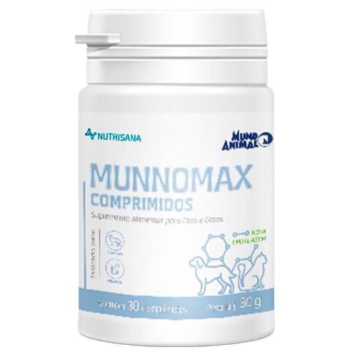 Suplemento Alimentar Mundo Animal Nutrisana Munnomax para Cães e Gatos  - 30 Comprimidos