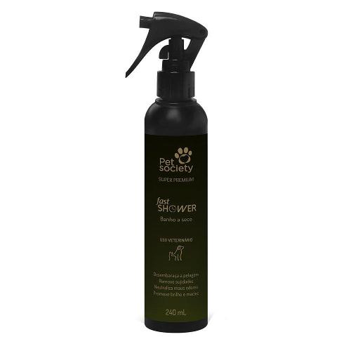Banho a Seco Pet Society Fast Shower - 240 mL