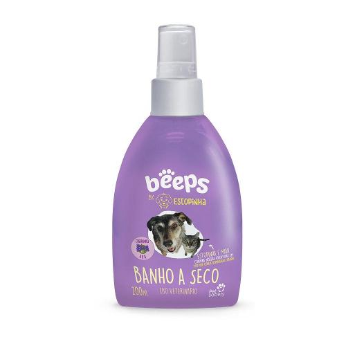 Banho a Seco Pet Society Beeps By Estopinha Cheirinho de Uva - 200 mL