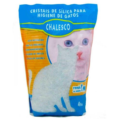 Areia Sanitária Chalesco Cristais de Sílica - 1,8 Kg