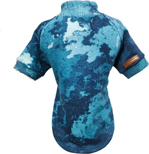 Blusa Moletom Tie Dye Azul - Tam. 05