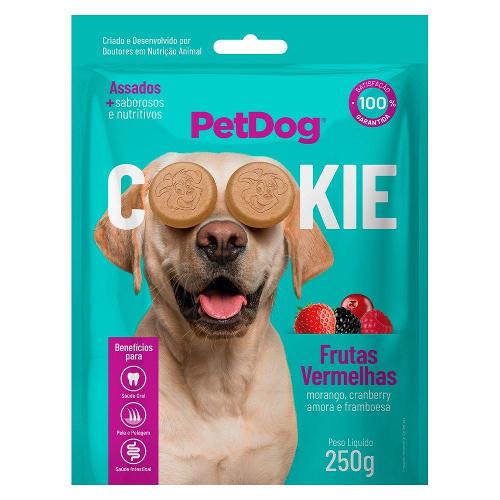 Biscoito PetDog Cookie Frutas Vermelhas para Cães - 250 g