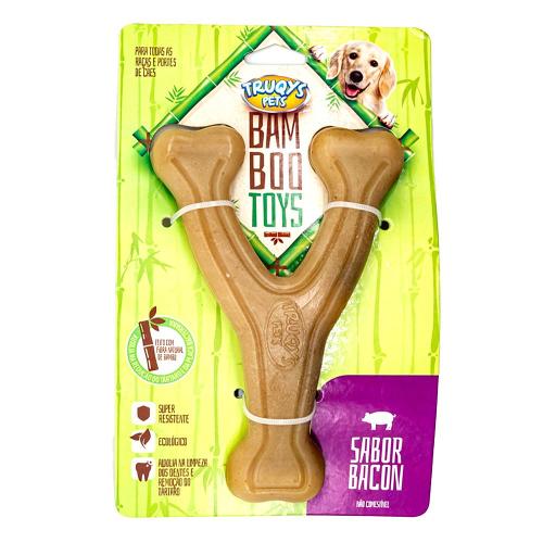 Brinquedo Forquilha de Bamboo Natural - Tam. P