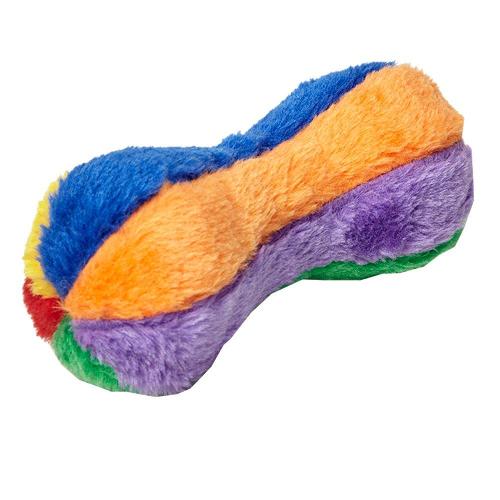 Brinquedo Chalesco Halteres de Pelúcia para Cães - Grande