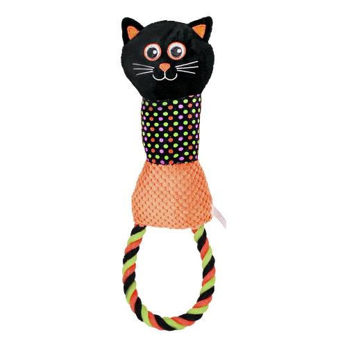 Brinquedo Mordedor Puxador Black Cat - Tam. Único