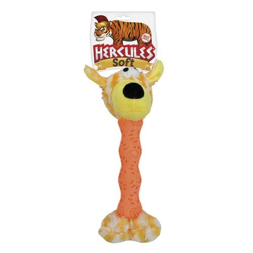 Brinquedo Pelúcia Cachorro Salsicha Laranja para Cães - Tam. Único