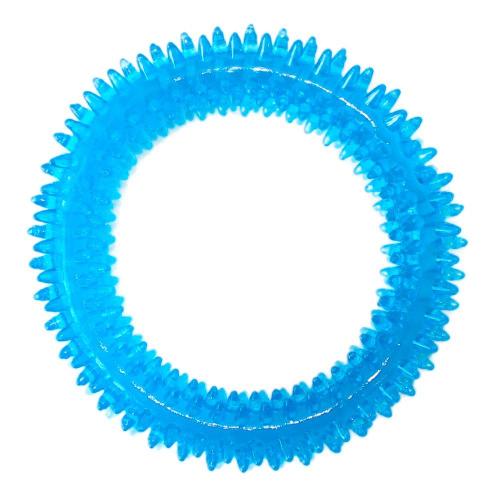 Brinquedo Odontopet Argola Dental Azul para Cães - Tam. M