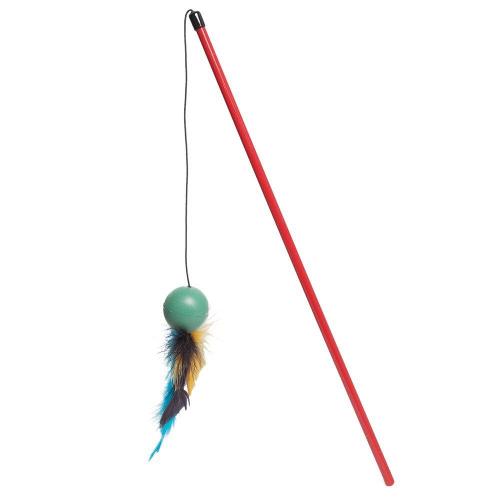 Brinquedo LCM Varinha Cat Fishing Vermelho para Gato Vermelho - Tam. Único