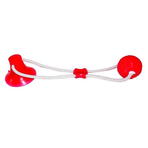 Cabo de Guerra com Ventosa Vermelho - Tam. Único