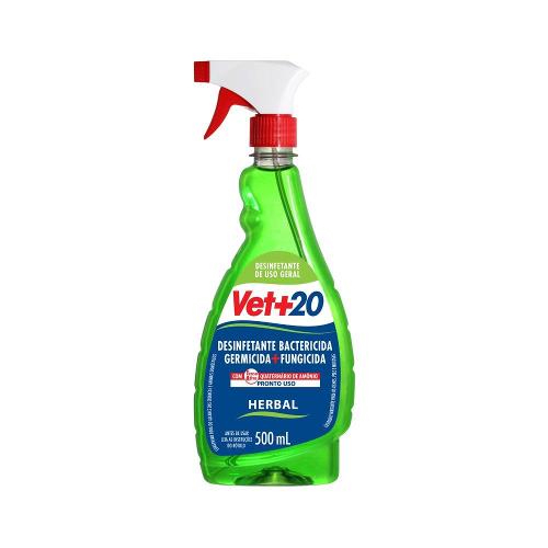 Desinfetante Bactericida Vet + 20 Pronto Uso Spray - 500ml