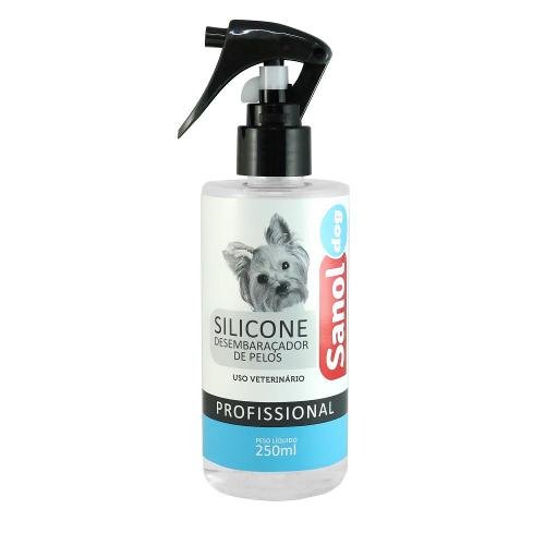 Desembaraçador Sanol Dog Silicone para Cães e Gatos - 250 mL