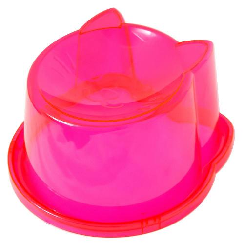 Comedouro Ergonômico Petlon Rosa para Gatos - Tam. Único