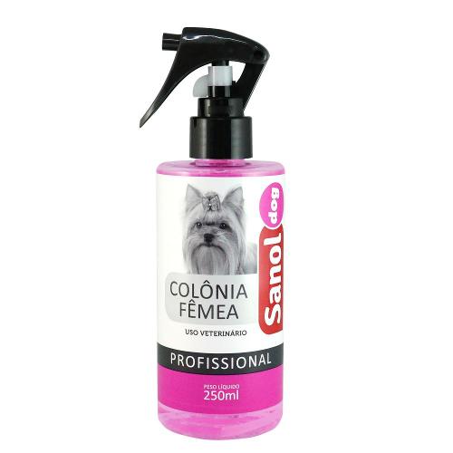 Colônia Sanol Dog Fêmea para Cães e Gatos - 250 mL