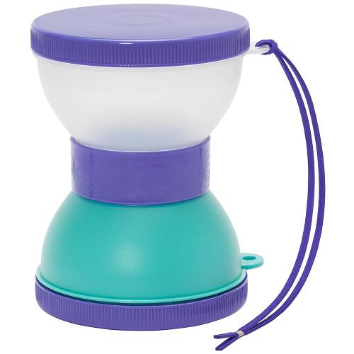 Lancheira Família de Estimação Verde e Azul para Cães - 370 mL
