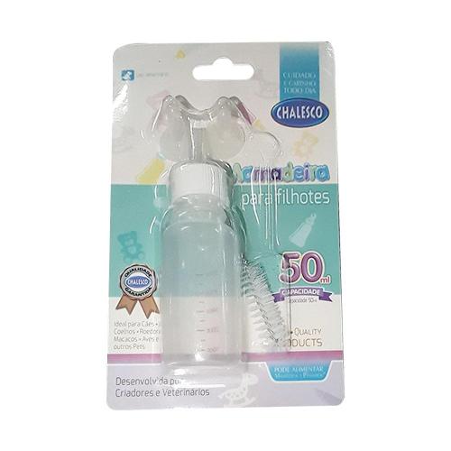Mamadeira para Filhotes de Cães e Gatos Chalesco - 50 ml