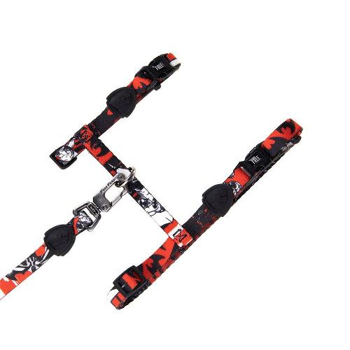 Peitoral com Guia FreeFaro Batman Dark para Gatos - Tam. M