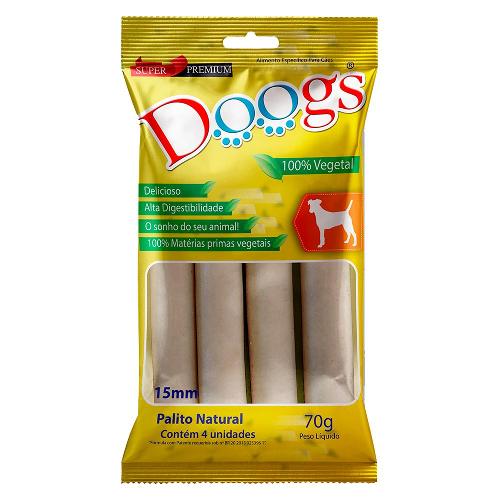 Osso Doogs Natural Palito 15mm para Cães - 70 g