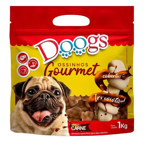 Osso Doogs Gourmet Mini Carne para Cães - 1 Kg