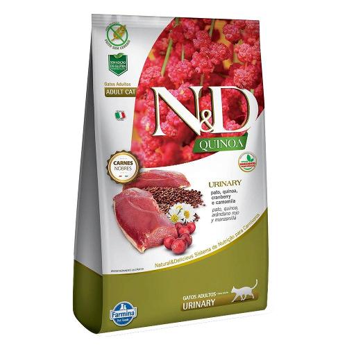Ração N&D Quinoa Urinary Pato para Gatos Adultos - 400 g