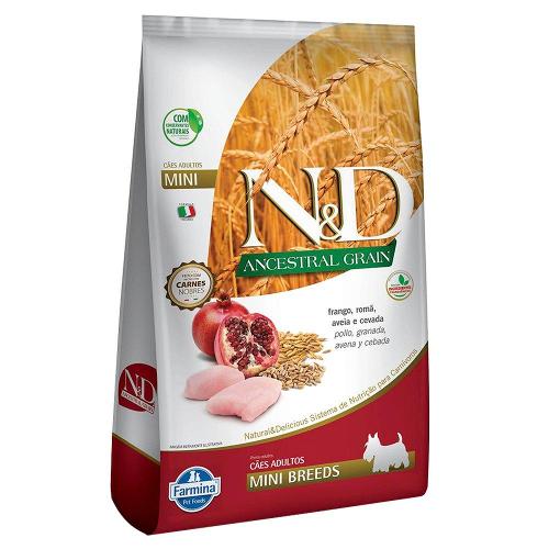 Ração Farmina N&D Ancestral Grain Frango Cães Adultos Raças Pequenas - 2,5 Kg