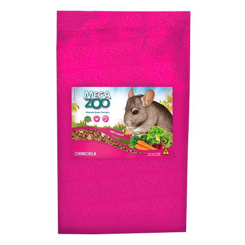 Ração Extrusada Megazoo para Chinchila - 3 Kg