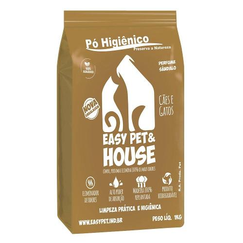 Pó Higiênico Easy Pet & House Sândalo -  1 Kg