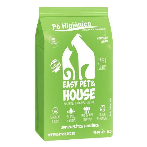 Pó Higiênico Easy Pet & House Limão - 1 Kg