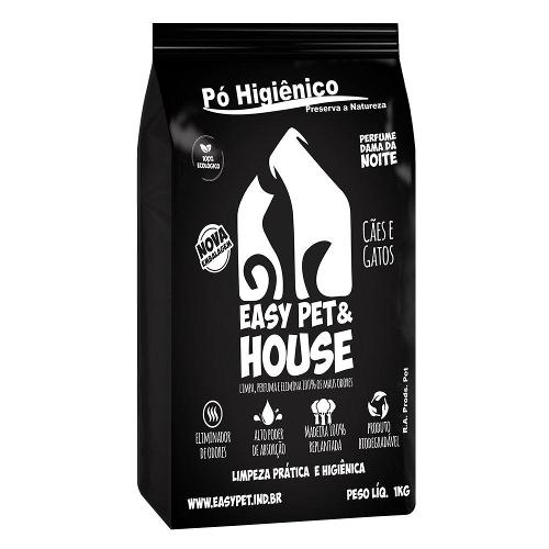Pó Higiênico Easy Pet & House Dama da Noite - 1 Kg